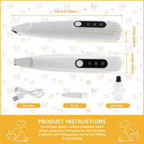 LED Dog Paw Trimmer – Quiet, Cordless, Waterproof