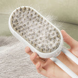 3-in-1 Electric Steam Pet Brush for Dogs & Cats